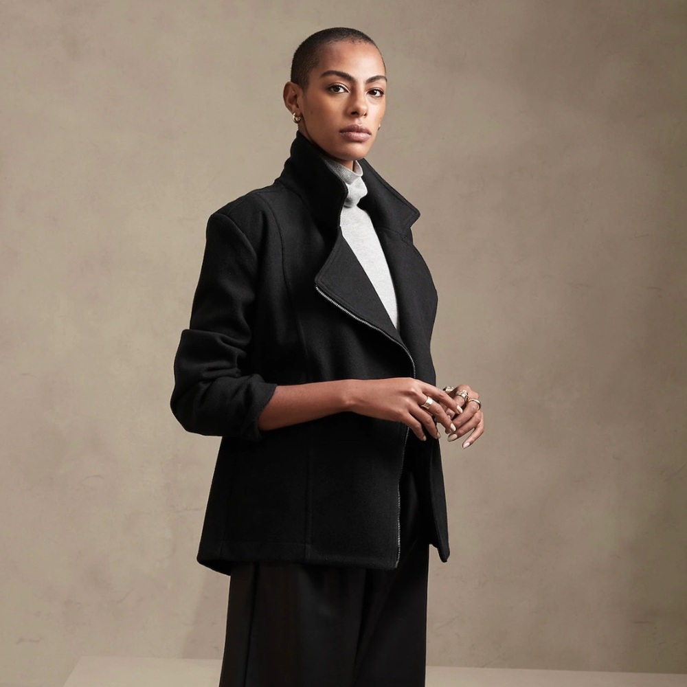 Banana Republic Knit Moto Jacket